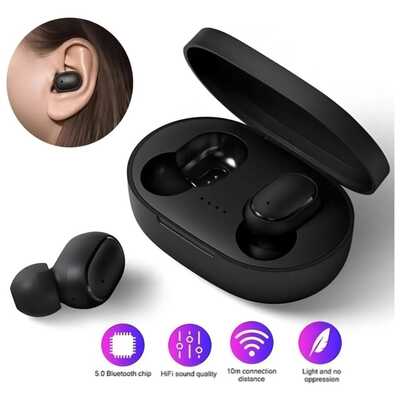  Fone de Ouvido Bluetooth A6S – True Wireless – Preto