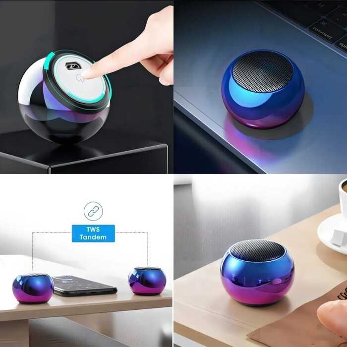 Mini Caixa de Som Bluetooth 