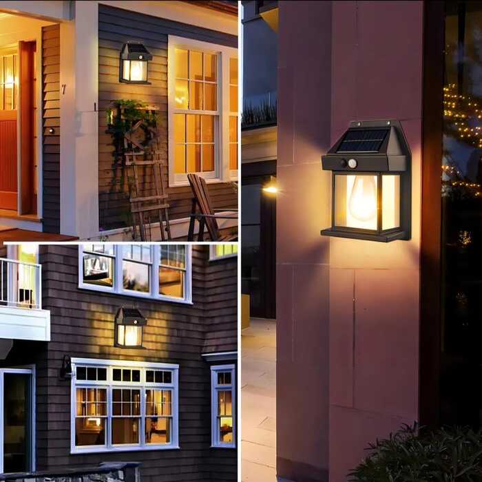 Luminária Solar com Sensor de Presença
