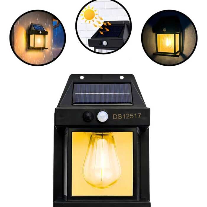Luminária Solar com Sensor de Presença