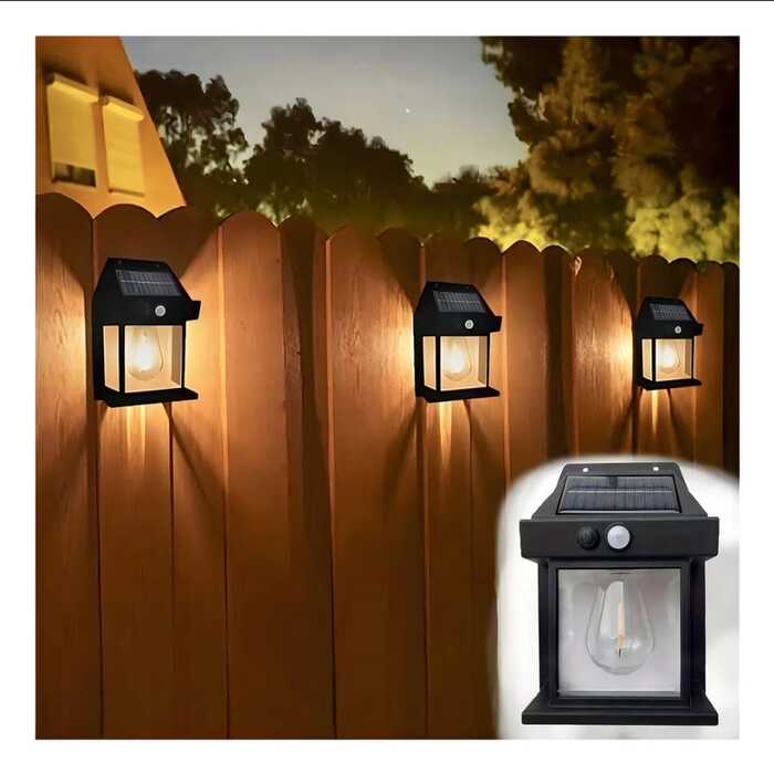 Luminária Solar com Sensor de Presença