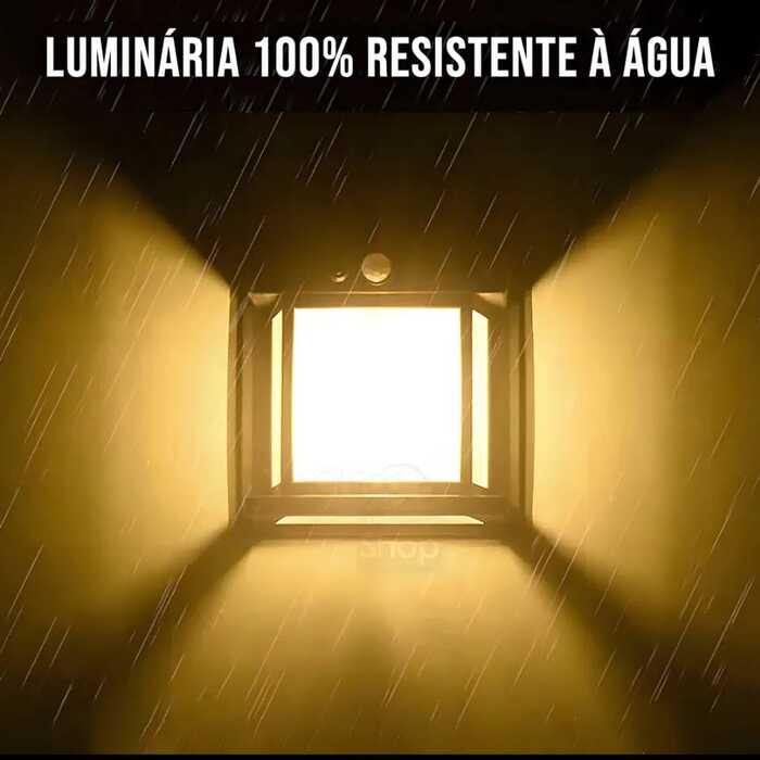 Luminária Solar com Sensor de Presença