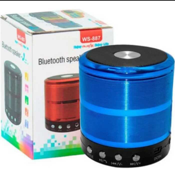Caixinha de Som Bluetooth Portátil 887