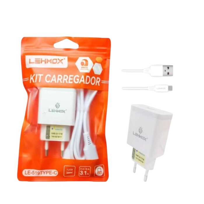 Kit Carregador LEHMOX - V8