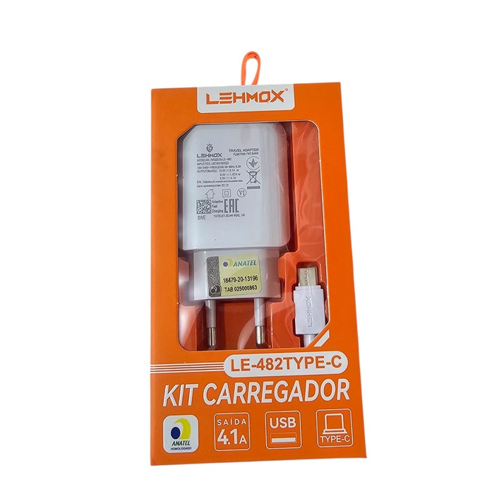 Kit Carregador LEHMOX Tipo-C