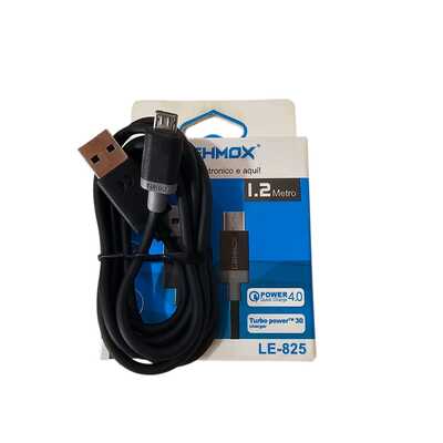 Cabo USB Turbo 30W LEHMOX - 1.2m Carga Rápida