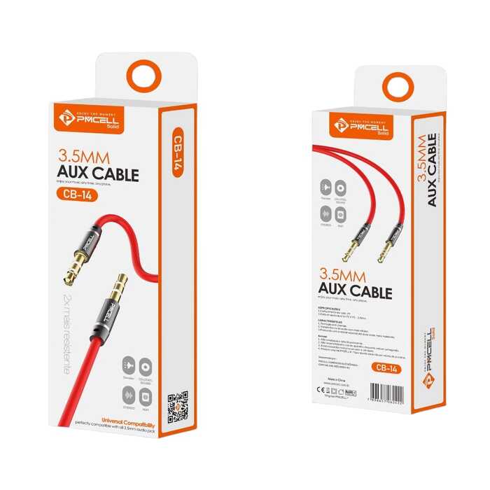Cabo Auxiliar 3.5mm PMCELL – 1 Metro