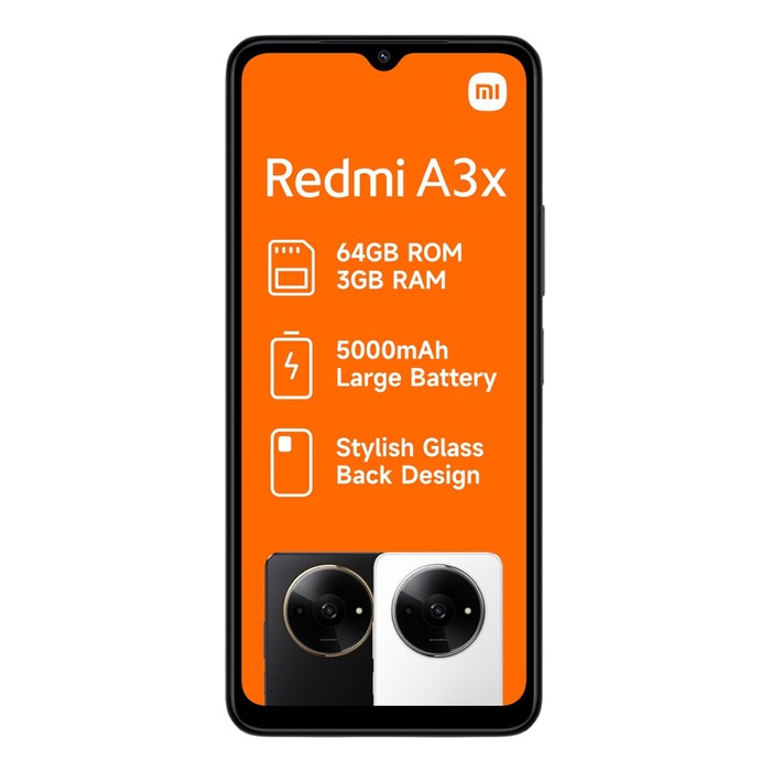 Redmi A3x – 3GB RAM + 64GB ROM – Tela 6.71” HD+