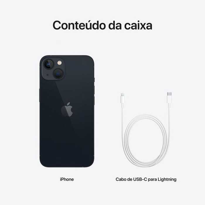 IPhone 13 128GB Preto – Potência e Design em suas mãoso