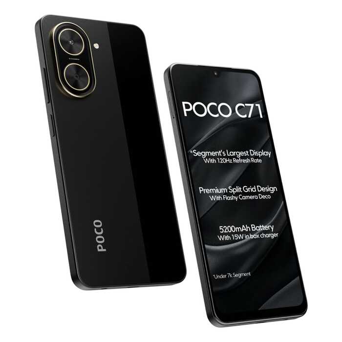 Poco C71 - 64GB e 3GB de RAM
