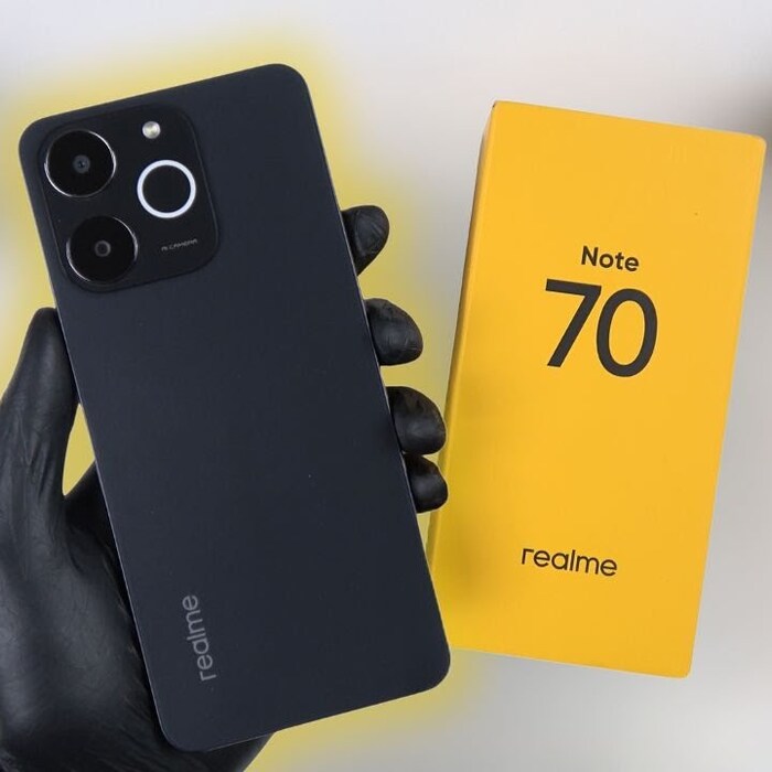 Realme Note 70 – Potência, Bateria de Longa Duração e Tela Fluida - 8GB RAM 256GB De MEMORIA INTERNA